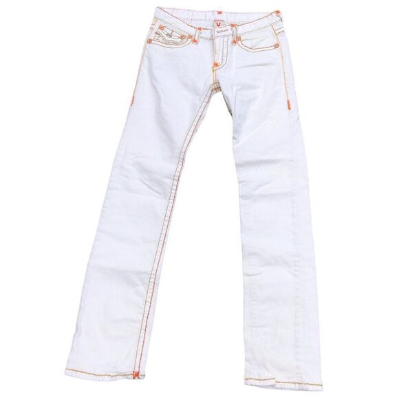 True Religion Jeans Size 30 BILLY BIG T White - Picture 4 of 10